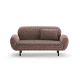 Poppy 2-Sitzer Sofa aus Chenille (SILENCIO 27) in Braun, 148x72 cm – Bild 1