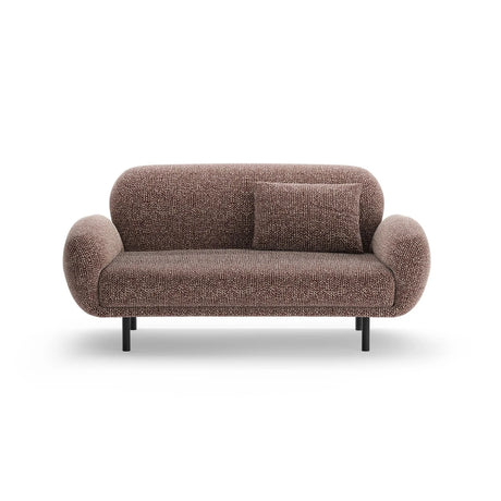 Poppy 2-Sitzer Sofa aus Chenille (SILENCIO 27) in Braun, 148x72 cm – Bild 1