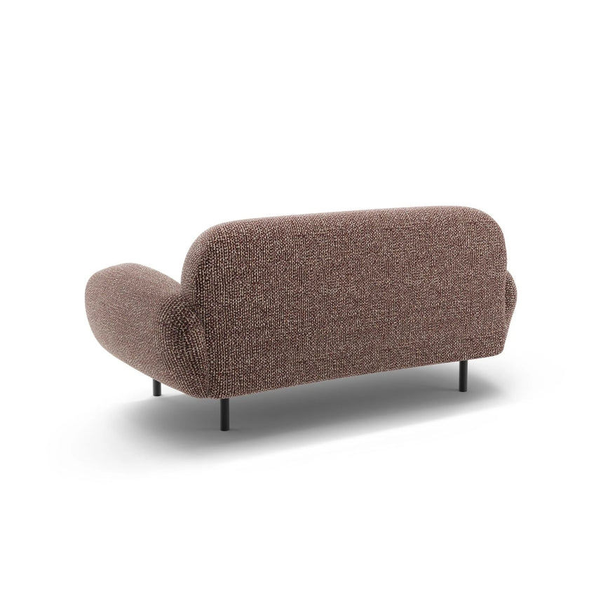 Poppy 2-Sitzer Sofa aus Chenille (SILENCIO 27) in Braun, 148x72 cm – Bild 5