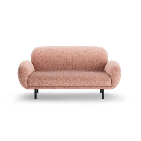 Poppy 2-Sitzer Sofa aus Chenille (SILENCIO 60) in Rosa, 148x72 cm – Bild 3