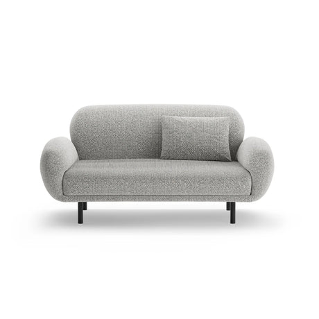 Poppy 2-Sitzer Sofa aus Chenille (SILENCIO 86) in Grau, 148x72 cm – Bild 1