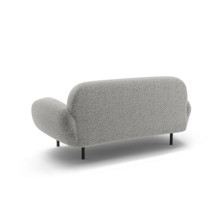 Poppy 2-Sitzer Sofa aus Chenille (SILENCIO 86) in Grau, 148x72 cm – Bild 5