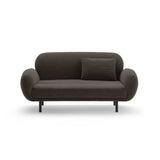 Poppy 2-Sitzer Sofa aus Samt (Casino Ebony) in Ebenholz, 148x72 cm – Bild 1