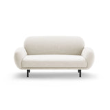Poppy 2-Sitzer Sofa aus Samt, Chenille oder Boucle, 148x72 cm – Bild 3