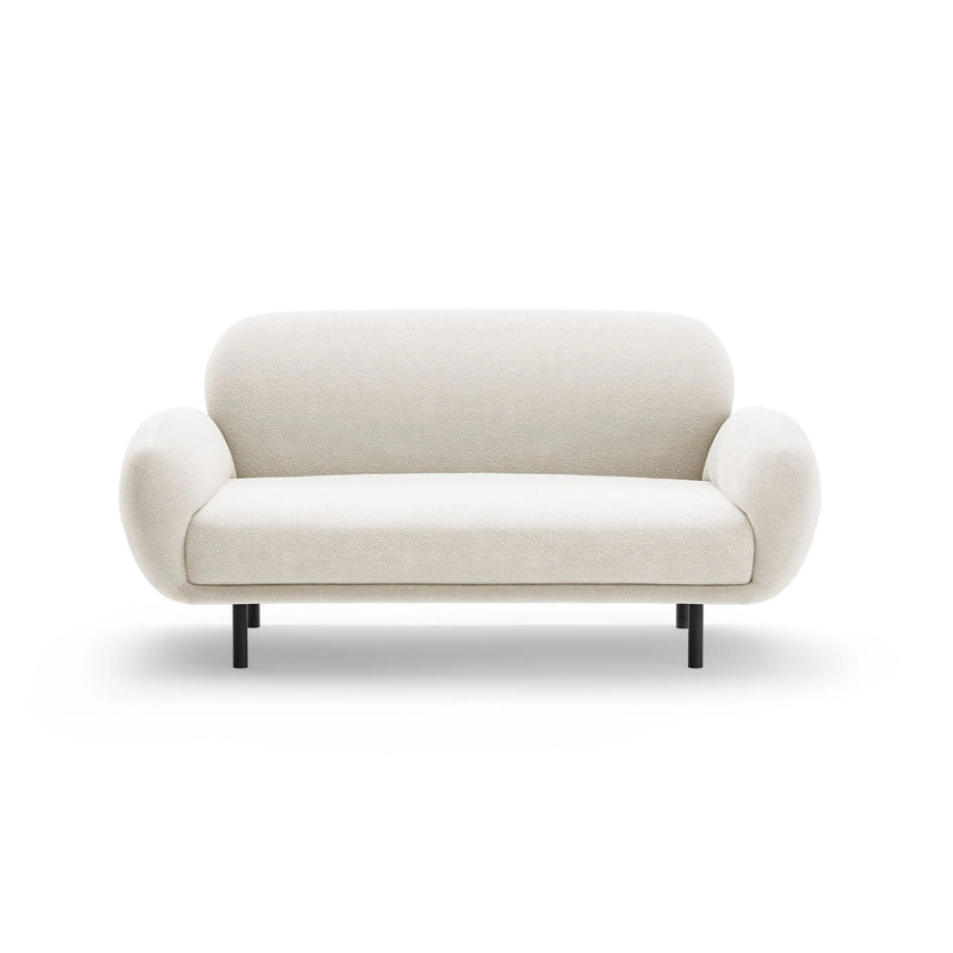 Poppy 2-Sitzer Sofa aus Samt, Chenille oder Boucle, 148x72 cm – Bild 3