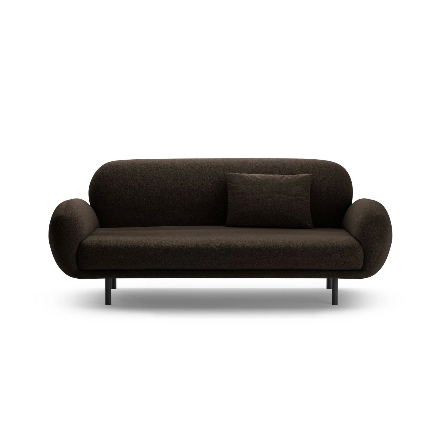 Poppy 2,5-Sitzer Sofa aus Boucle (Baloo 2081) in Braun, 178x72 cm – Bild 1