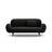 Poppy 2,5-Sitzer Sofa aus Boucle (Baloo 2082) in Schwarz, 178x72 cm – Bild 1