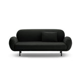 Poppy 2,5-Sitzer Sofa aus Boucle (Baloo 2082) in Schwarz, 178x72 cm – Bild 1