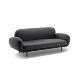 Poppy 2,5-Sitzer Sofa aus Boucle (Baloo 2083) in Dunkelgrau, 178x72 cm – Bild 4