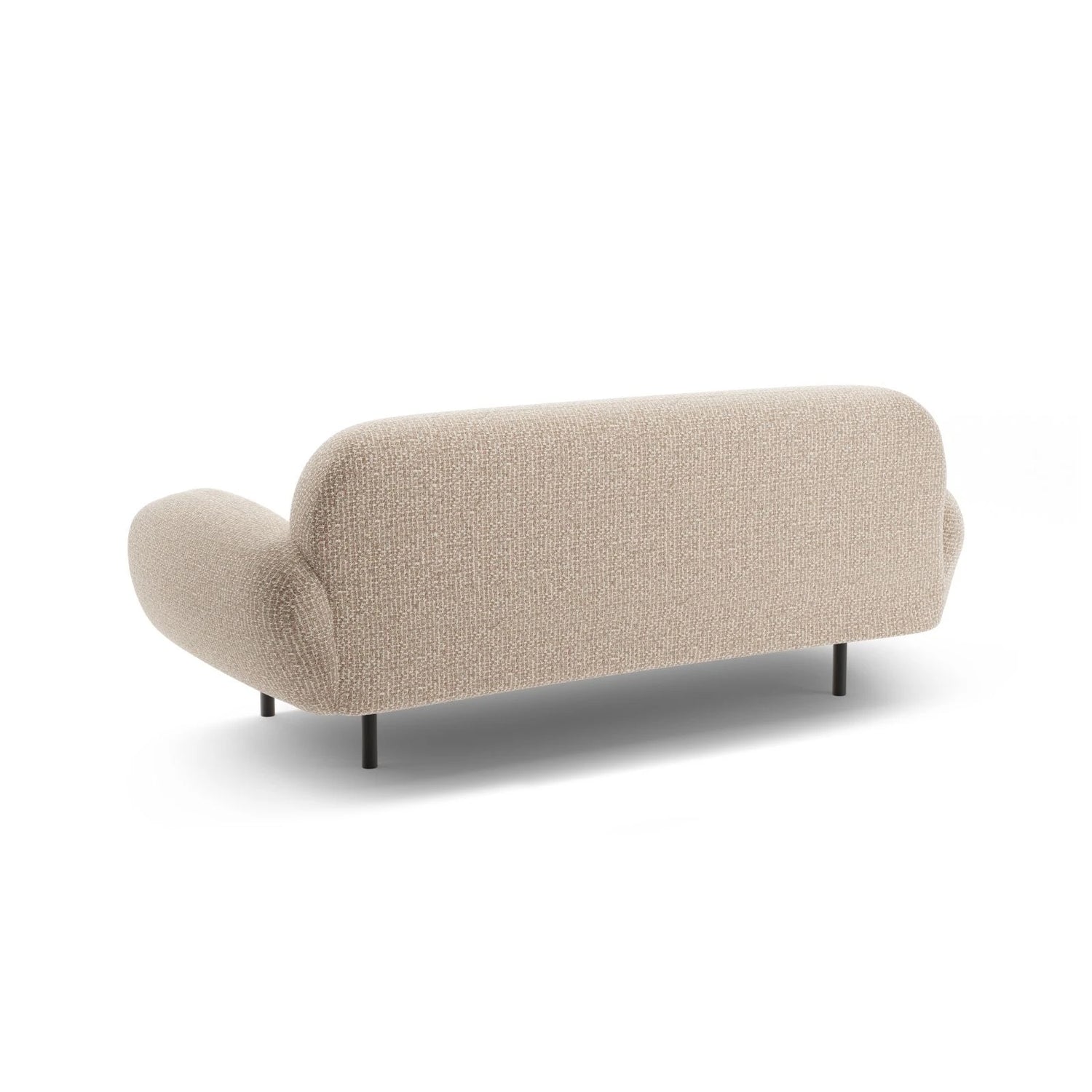 Poppy 2,5-Sitzer Sofa aus Chenille (SILENCIO 10) in Sand, 178x72 cm – Bild 5