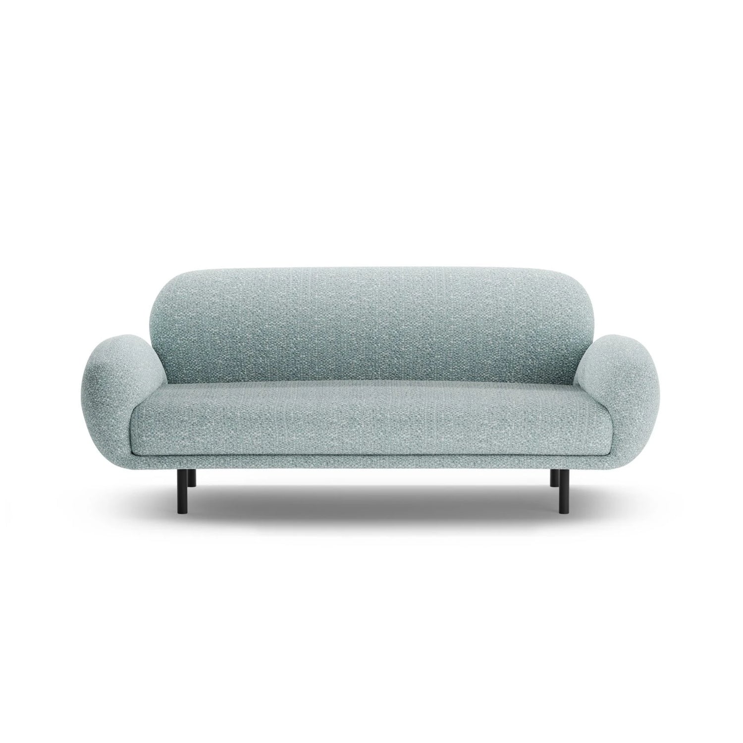 Poppy 2,5-Sitzer Sofa aus Chenille (SILENCIO 72) in Gedämpftes Blau, 178x72 cm – Bild 3