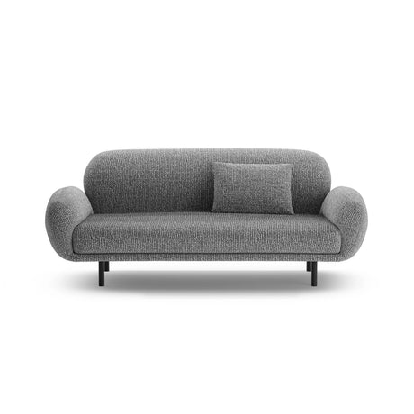 Poppy 2,5-Sitzer Sofa aus Chenille (SILENCIO 97) in Dunkelgrau, 178x72 cm – Bild 1