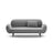 Poppy 2,5-Sitzer Sofa aus Samt (Casino Ash) in Hellgrau, 178x72 cm – Bild 1