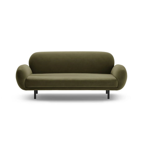 Poppy 2,5-Sitzer Sofa aus Samt (Casino Forest) in Hellgrün, 178x72 cm – Bild 3