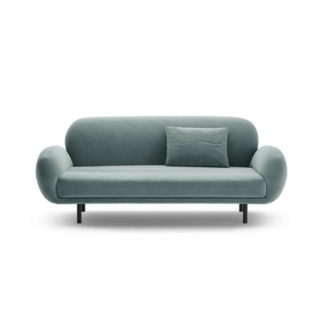 Poppy 2,5-Sitzer Sofa aus Samt (Casino Safira) in Hellblau, 178x72 cm – Bild 1