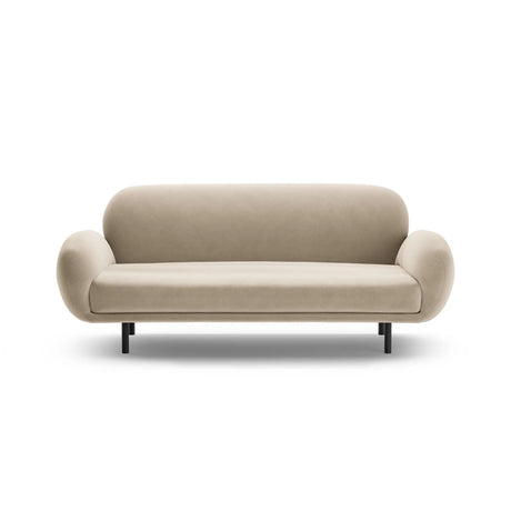 Poppy 2,5-Sitzer Sofa aus Samt (Casino Sand) in Ecru, 178x72 cm – Bild 3