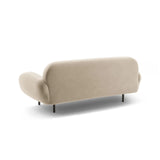Poppy 2,5-Sitzer Sofa aus Samt (Casino Sand) in Ecru, 178x72 cm – Bild 5