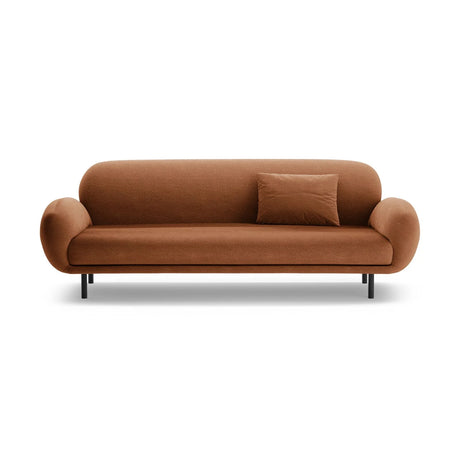 Poppy 3-Sitzer Sofa aus Boucle (Baloo 2078) in Terrakotta, 208x72 cm – Bild 1