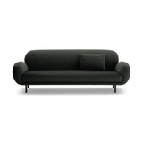 Poppy 3-Sitzer Sofa aus Boucle (Baloo 2082) in Schwarz, 208x72 cm – Bild 1