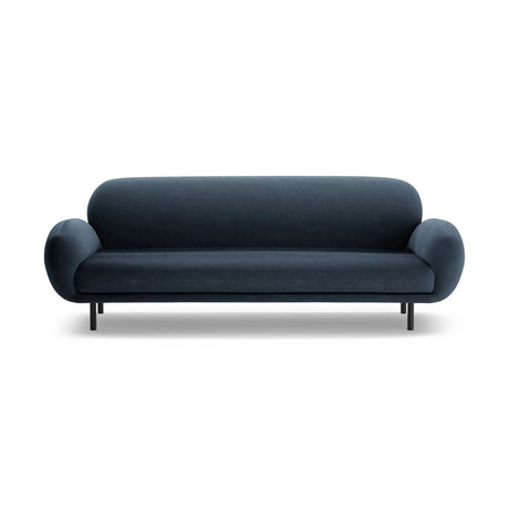 Poppy 3-Sitzer Sofa aus Boucle (Baloo 2088) in Dunkelblau, 208x72 cm – Bild 3