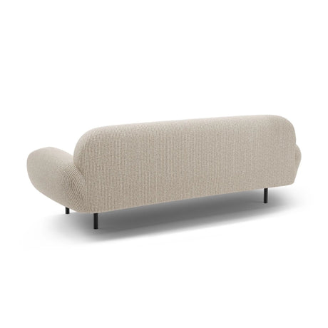 Poppy 3-Sitzer Sofa aus Chenille (SILENCIO 06) in Leichtes Beige, 208x72 cm – Bild 5