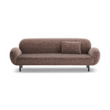 Poppy 3-Sitzer Sofa aus Chenille (SILENCIO 27) in Braun, 208x72 cm – Bild 1