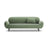 Poppy 3-Sitzer Sofa aus Chenille (SILENCIO 34) in Grün, 208x72 cm – Bild 1