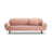 Poppy 3-Sitzer Sofa aus Chenille (SILENCIO 60) in Rosa, 208x72 cm – Bild 1