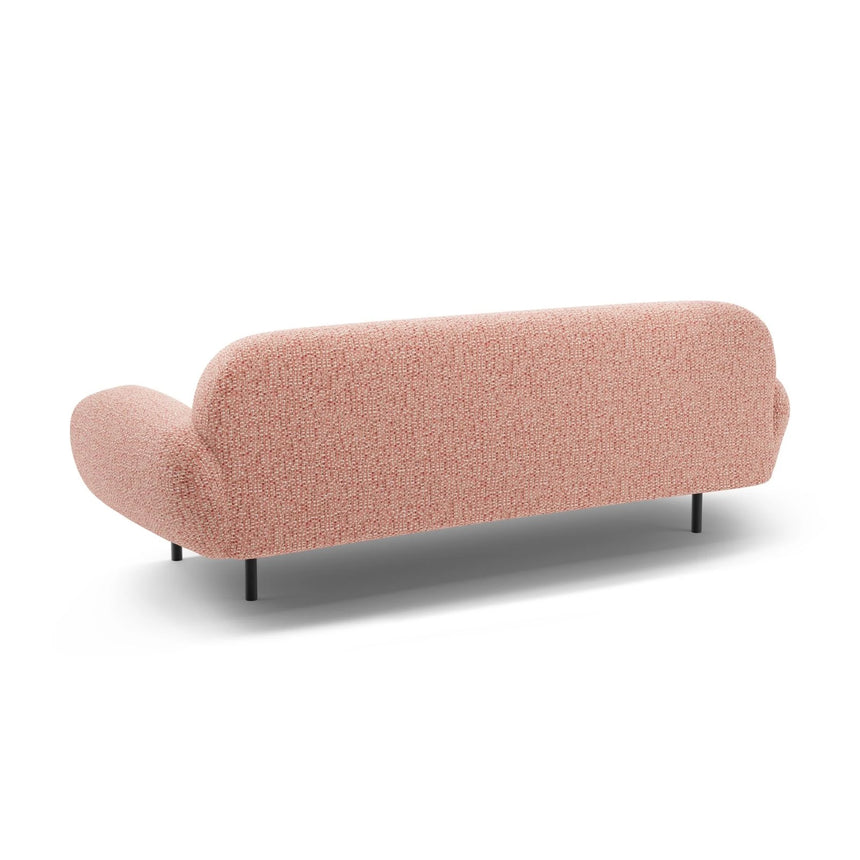 Poppy 3-Sitzer Sofa aus Chenille (SILENCIO 60) in Rosa, 208x72 cm – Bild 5
