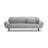 Poppy 3-Sitzer Sofa aus Chenille (SILENCIO 86) in Grau, 208x72 cm – Bild 1