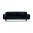 Poppy 3-Sitzer Sofa aus Samt (Casino Deep Blue) in Königsblau, 208x72 cm – Bild 1