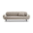 Poppy 3-Sitzer Sofa aus Samt (Casino Pearl) in Leichtes Beige, 208x72 cm – Bild 1