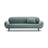 Poppy 3-Sitzer Sofa aus Samt (Casino Safira) in Hellblau, 208x72 cm – Bild 1