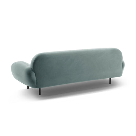 Poppy 3-Sitzer Sofa aus Samt (Casino Safira) in Hellblau, 208x72 cm – Bild 5