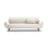 Poppy 3-Sitzer Sofa aus Samt, Chenille oder Boucle, 208x72 cm – Bild 1