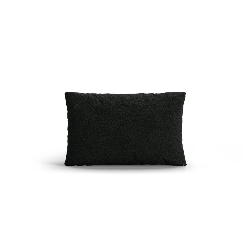 Poppy Kissen aus Boucle (Baloo 2082) in Schwarz, 50x30 cm – Bild 1