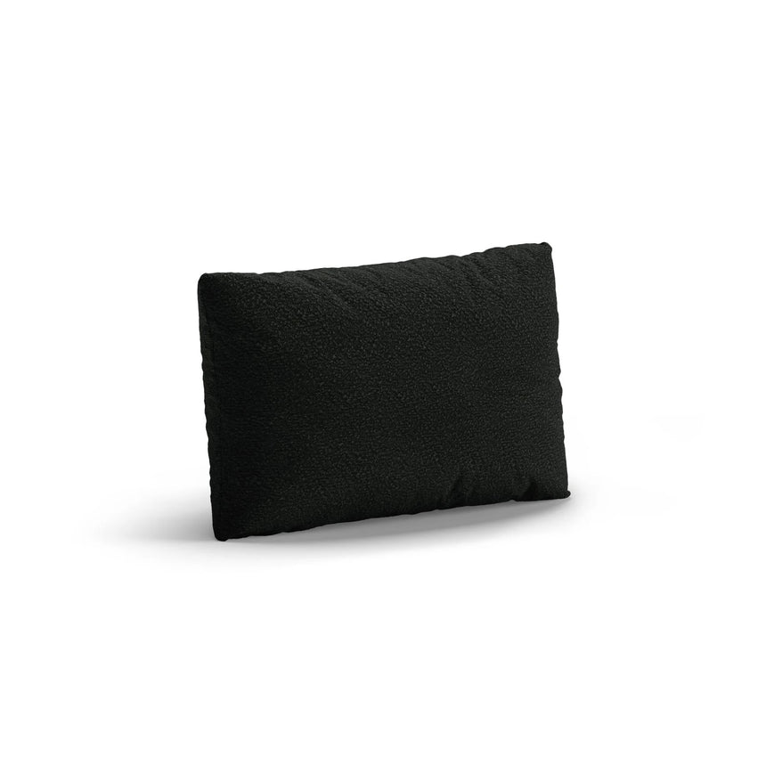 Poppy Kissen aus Boucle (Baloo 2082) in Schwarz, 50x30 cm – Bild 2