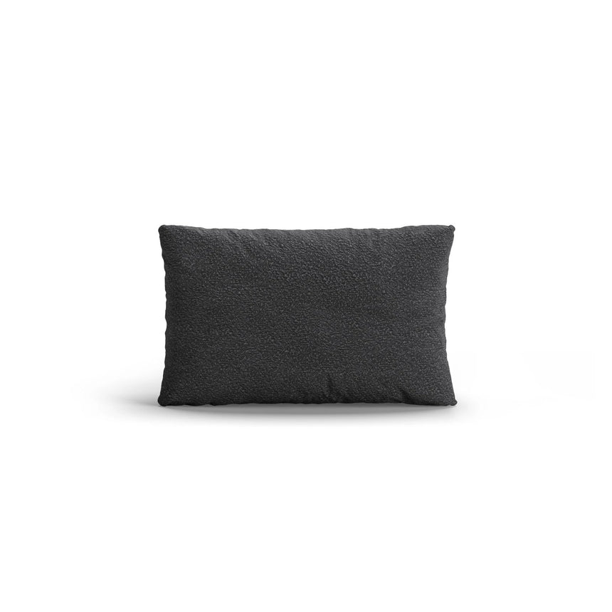 Poppy Kissen aus Boucle (Baloo 2083) in Dunkelgrau, 50x30 cm – Bild 1