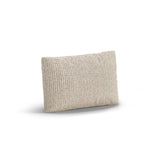 Poppy Kissen aus Chenille (SILENCIO 06) in Leichtes Beige, 50x30 cm – Bild 2