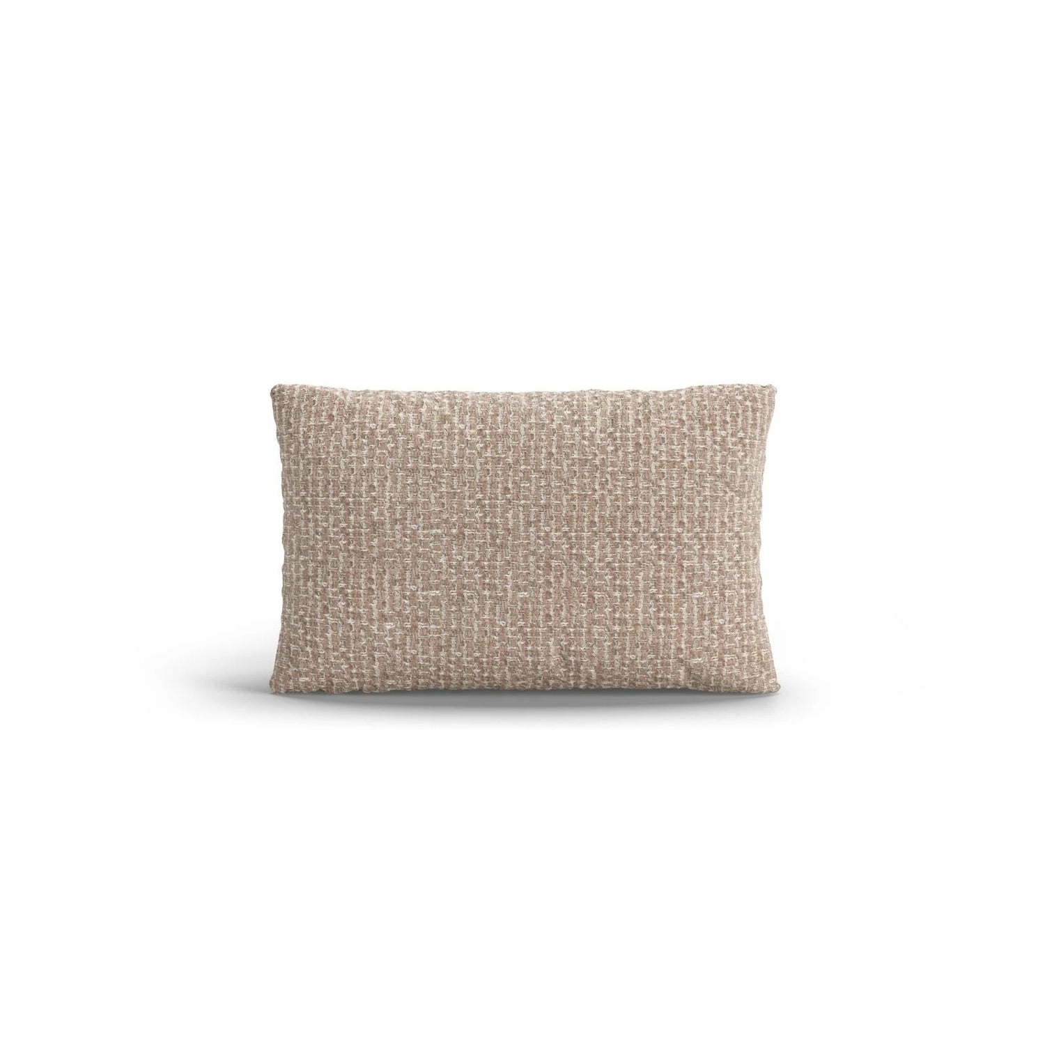 Poppy Kissen aus Chenille (SILENCIO 10) in Sand, 50x30 cm – Bild 1