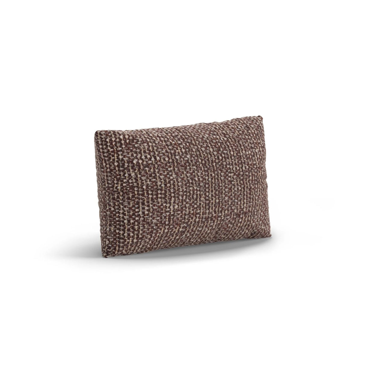 Poppy Kissen aus Chenille (SILENCIO 27) in Braun, 50x30 cm – Bild 2