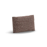 Poppy Kissen aus Chenille (SILENCIO 27) in Braun, 50x30 cm – Bild 2