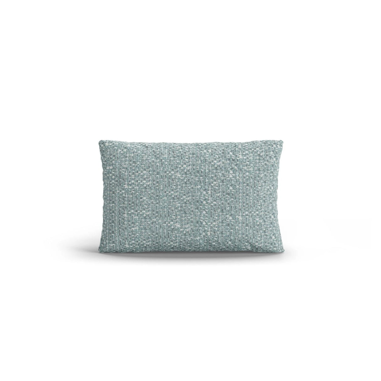 Poppy Kissen aus Chenille (SILENCIO 72) in Gedämpftes Blau, 50x30 cm – Bild 1