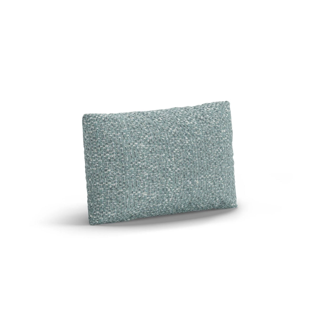 Poppy Kissen aus Chenille (SILENCIO 72) in Gedämpftes Blau, 50x30 cm – Bild 2