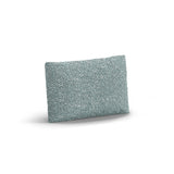 Poppy Kissen aus Chenille (SILENCIO 72) in Gedämpftes Blau, 50x30 cm – Bild 2