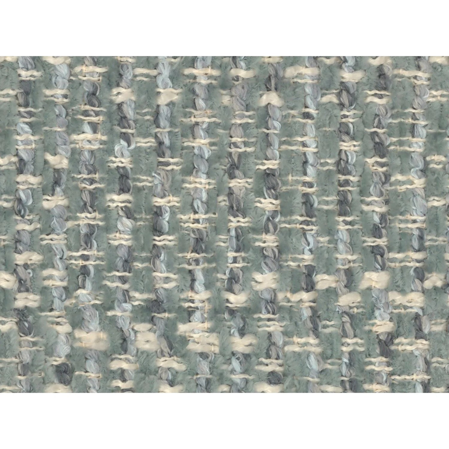 Poppy Kissen aus Chenille (SILENCIO 72) in Gedämpftes Blau, 50x30 cm – Bild 3