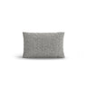 Poppy Kissen aus Chenille (SILENCIO 86) in Grau, 50x30 cm – Bild 1
