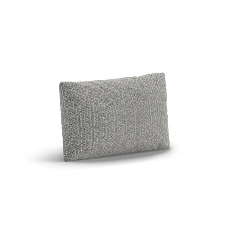 Poppy Kissen aus Chenille (SILENCIO 86) in Grau, 50x30 cm – Bild 2