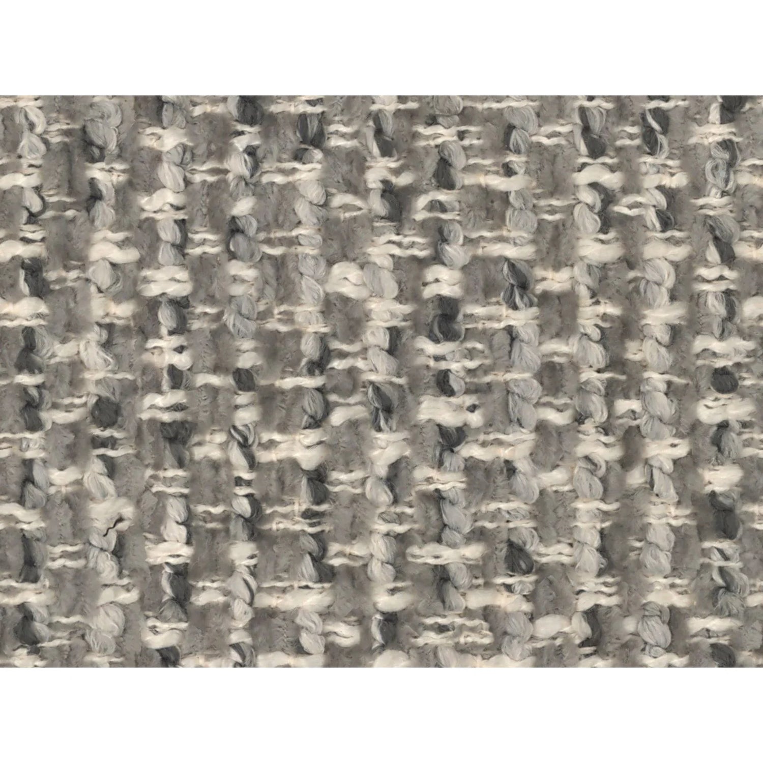 Poppy Kissen aus Chenille (SILENCIO 86) in Grau, 50x30 cm – Bild 3