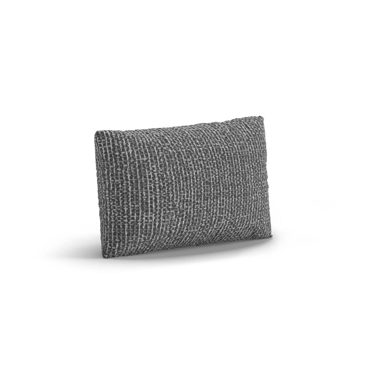 Poppy Kissen aus Chenille (SILENCIO 97) in Dunkelgrau, 50x30 cm – Bild 2